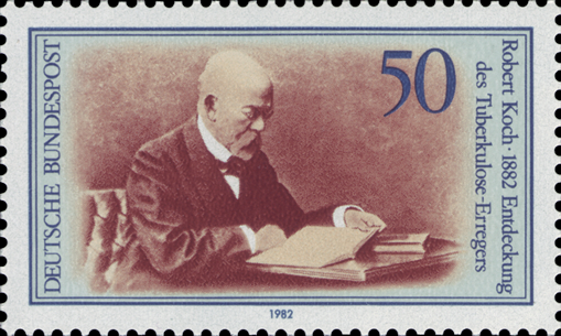 Briefmarken BRD (Bund) 1982, Mi.Nr. 1122, Robert Koch. Postfrisch