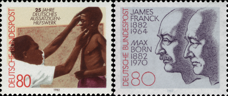 Briefmarken BRD (Bund) 1982, Mi.Nr. 1146, 1147, Postfrisch