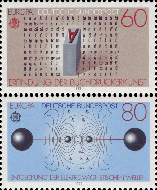 Briefmarken BRD (Bund) 1983, Mi.Nr. 1175-1176, Europa: Große Werke des menschlichen Geistes. Postfrisch