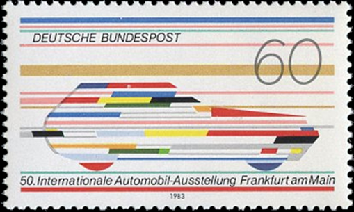 Briefmarken BRD (Bund) 1983, Mi.Nr. 1182, Internationale Automobilausstellung . Postfrisch