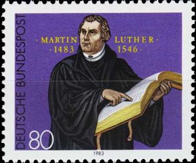 Briefmarken BRD (Bund) 1983, Mi.Nr. 1193, Martin Luther. Postfrisch