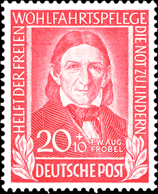 Briefmarken BRD (Bund) 1949, Mi.Nr. 119, Wohlfahrt: Helfer der Menschheit (I). Postfrisch