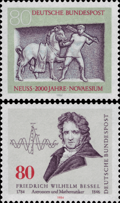 Briefmarken BRD (Bund) 1984, Mi.Nr. 1218, 1219, Postfrisch