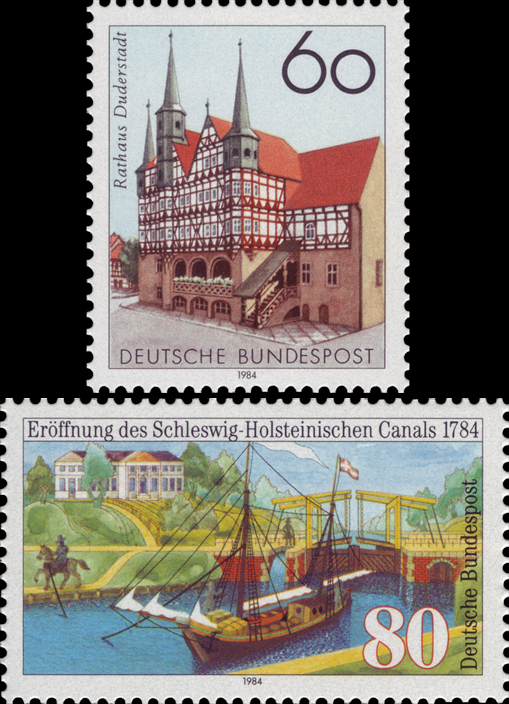 Briefmarken BRD (Bund) 1984, Mi.Nr. 1222, 1223, Postfrisch