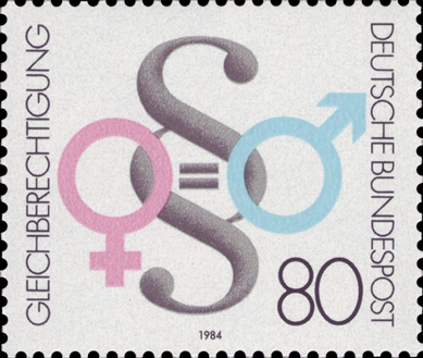 Briefmarken BRD (Bund) 1984, Mi.Nr. 1230, Gleichberechtigung. Postfrisch