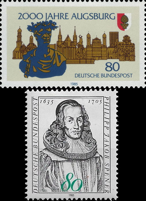 Briefmarken BRD (Bund) 1985, Mi.Nr. 1234, 1235, Postfrisch