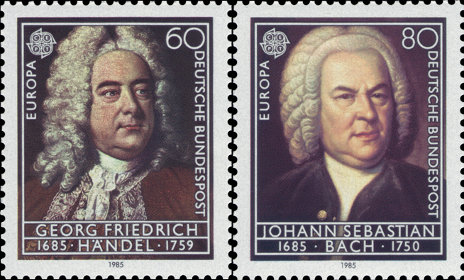Briefmarken BRD (Bund) 1985, Mi.Nr. 1248-1249, Europa: Europäisches Jahr der Musik. Postfrisch