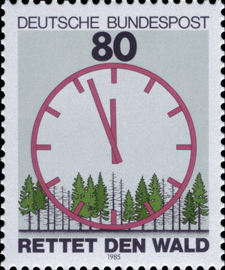 Briefmarken BRD (Bund) 1985, Mi.Nr. 1253, Umweltschutzkampagne. Postfrisch
