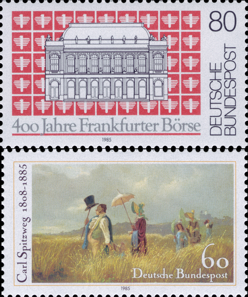 Briefmarken BRD (Bund) 1985, Mi.Nr. 1257, 1258, Postfrisch