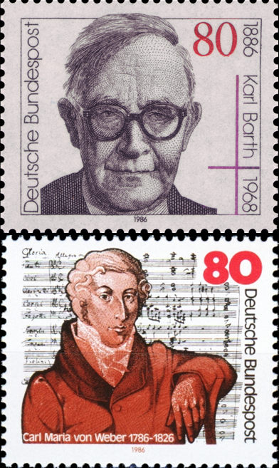 Briefmarken BRD (Bund) 1986, Mi.Nr. 1282, 1284, Postfrisch