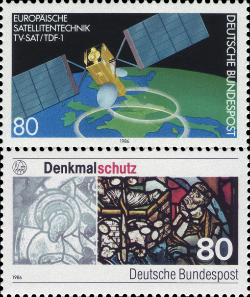 Briefmarken BRD (Bund) 1986, Mi.Nr. 1290,1291, Postfrisch