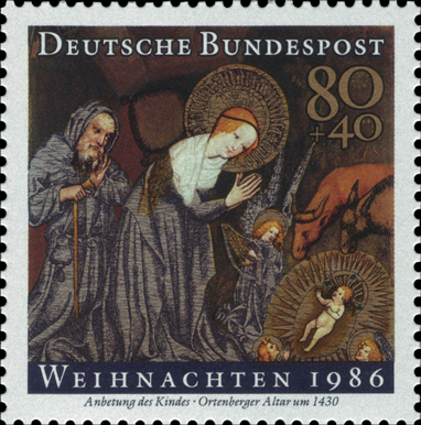 Briefmarken BRD (Bund) 1986, Mi.Nr. 1303, Weihnachten. Postfrisch