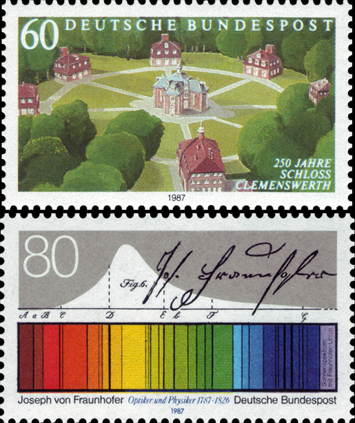 Briefmarken BRD (Bund) 1987, Mi.Nr. 1312, 1313, Postfrisch
