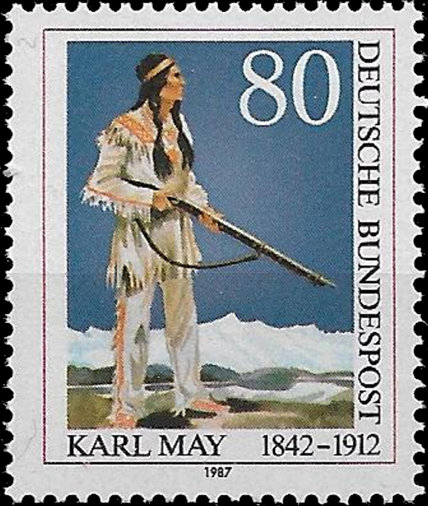 Briefmarken BRD (Bund) 1987, Mi.Nr. 1314, Karl May. Postfrisch