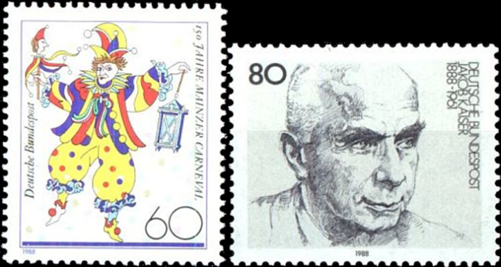 Briefmarken BRD (Bund) 1987, Mi.Nr. 1349-1350, Postfrisch