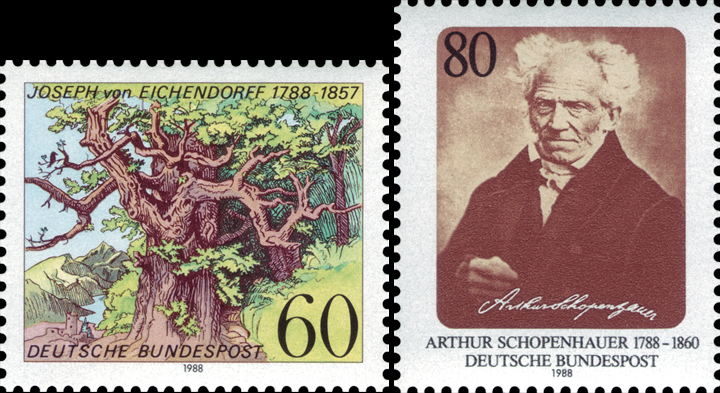 Briefmarken BRD (Bund) 1988, Mi.Nr. 1356, 1357, Postfrisch