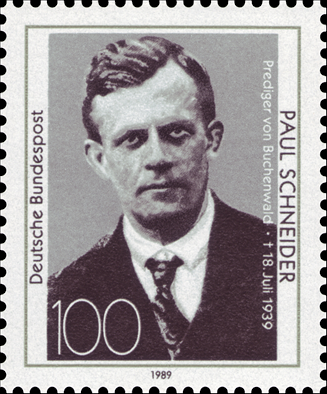 Briefmarken BRD (Bund) 1989, Mi.Nr. 1431, Paul Schneider. Postfrisch
