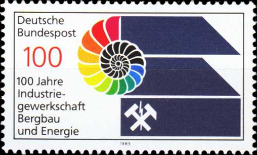 Briefmarken BRD (Bund) 1989, Mi.Nr. 1436, 100 Jahre IGBE. Postfrisch