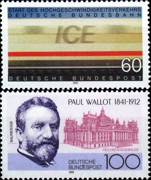 Briefmarken BRD (Bund) 1991, Mi.Nr. 1530, 1536, Postfrisch