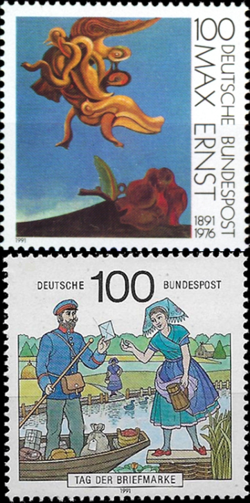 Briefmarken BRD (Bund) 1991, Mi.Nr. 1569, 1570, Postfrisch