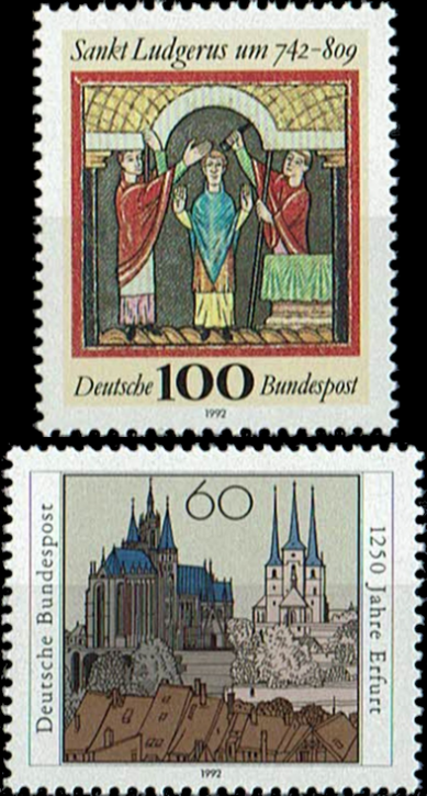 Briefmarken BRD (Bund) 1992, Mi.Nr. 1610, 1611,  Postfrisch