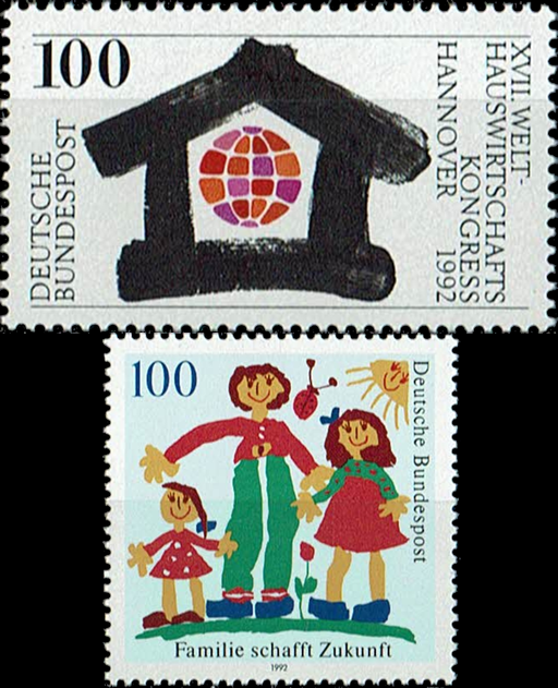 Briefmarken BRD (Bund) 1992, Mi.Nr. 1620, 1621,  Postfrisch