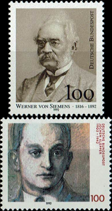 Briefmarken BRD (Bund) 1992, Mi.Nr. 1642, 1643,  Postfrisch