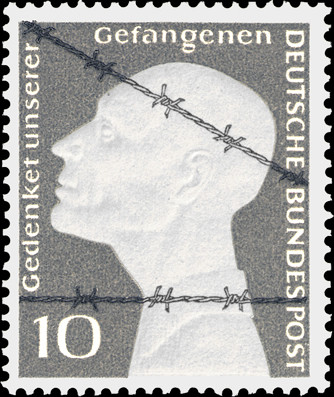 Briefmarken BRD (Bund) 1953, Mi.Nr. 165, Deutsche Kriegsgefangene. Postfrisch