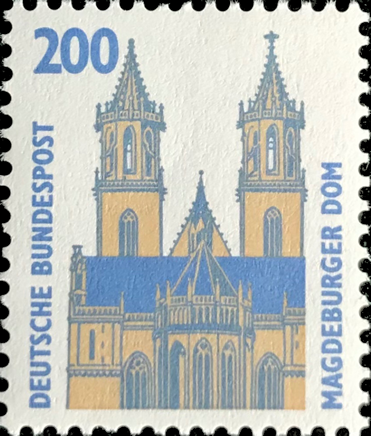 Briefmarken BRD (Bund) 1993, Mi.Nr. 1665,  Freimarke: Sehenswürdigkeiten (XIII). Postfrisch