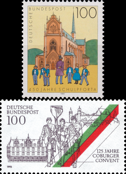 Briefmarken BRD (Bund) 1993, Mi.Nr. 1675, 1676,  Postfrisch