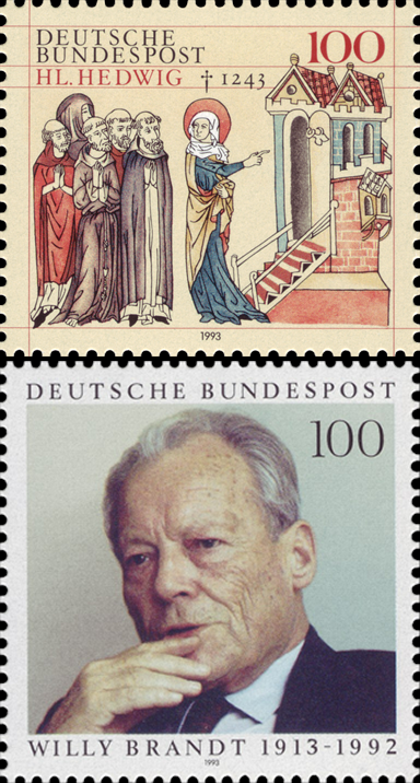 Briefmarken BRD (Bund) 1993, Mi.Nr. 1701, 1706, Postfrisch