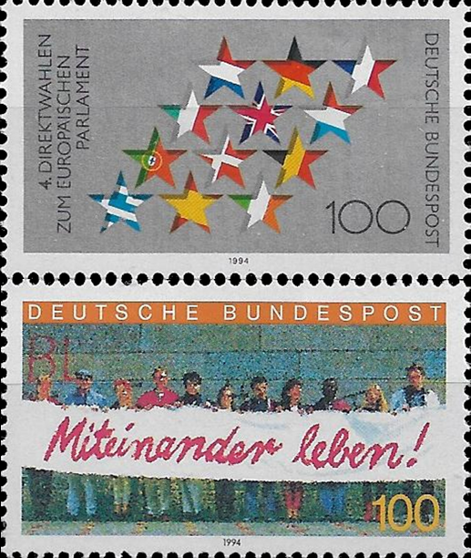Briefmarken BRD (Bund) 1994, Mi.Nr. 1724, 1725, Postfrisch