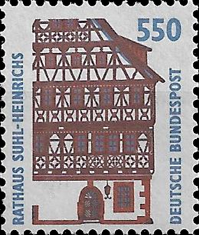 Briefmarken BRD (Bund) 1994, Mi.Nr. 1746, Freimarke: Sehenswürdigkeiten (XVII). Postfrisch