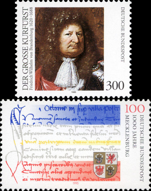 Briefmarken BRD (Bund) 1995, Mi.Nr. 1781, 1782, Postfrisch