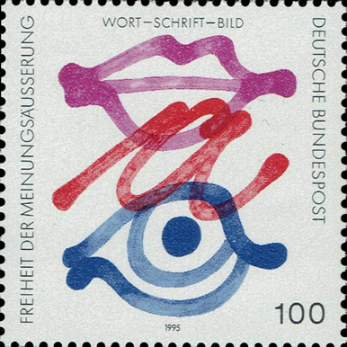 Briefmarken BRD (Bund) 1995, Mi.Nr. 1789, Grundgedanken der Demokratie (VII). Postfrisch