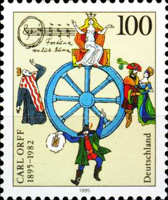 Briefmarken BRD (Bund) 1995, Mi.Nr. 1806, Carl Orff. Postfrisch