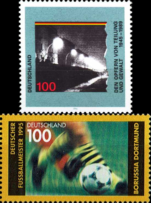 Briefmarken BRD (Bund) 1995, Mi.Nr. 1830, 1833, Postfrisch