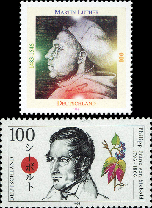 Briefmarken BRD (Bund) 1996, Mi.Nr. 1841, 1842, Postfrisch