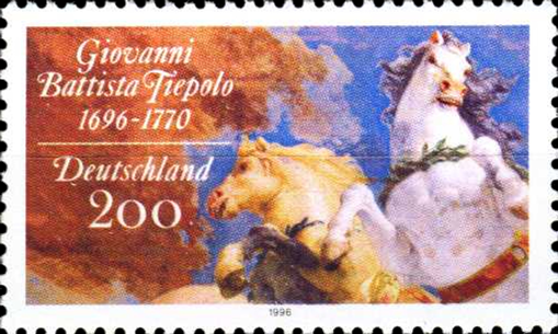Briefmarken BRD (Bund) 1996, Mi.Nr. 1847, Giovanni Battista Tiepolo. Postfrisch