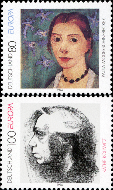 Briefmarken BRD (Bund) 1996, Mi.Nr. 1854-1855, Europa: Berühmte Frauen. Postfrisch