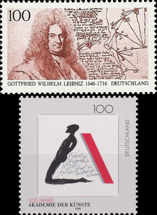 Briefmarken BRD (Bund) 1996, Mi.Nr. 1865, 1866, Postfrisch