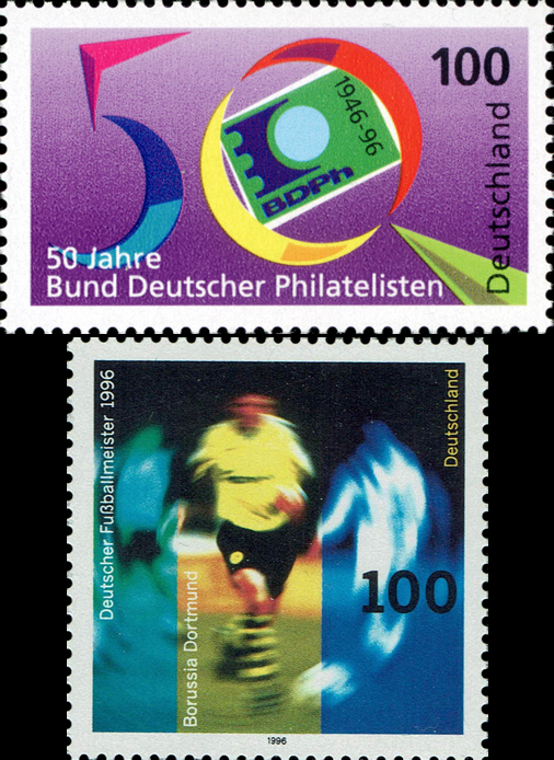 Briefmarken BRD (Bund) 1996, Mi.Nr. 1878, 1879, Postfrisch