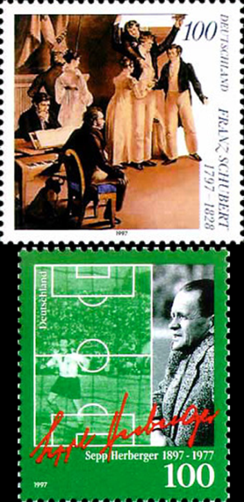 Briefmarken BRD (Bund) 1997, Mi.Nr. 1895, 1896, Postfrisch