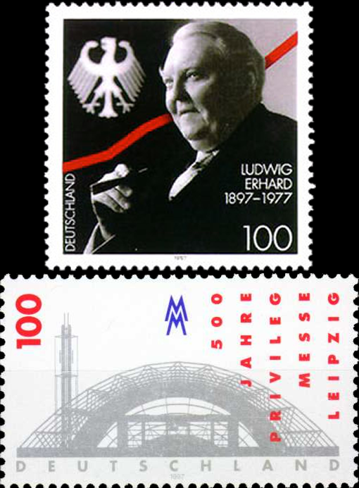 Briefmarken BRD (Bund) 1997, Mi.Nr. 1904, 1905, Postfrisch