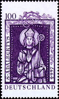 Briefmarken BRD (Bund) 1997, Mi.Nr. 1914, 1000. Todestag des hl. Adalbert. Postfrisch