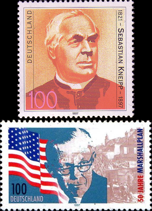 Briefmarken BRD (Bund) 1997, Mi.Nr. 1925, 1926, Postfrisch
