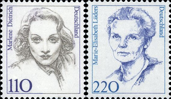 Briefmarken BRD (Bund) 1997, Mi.Nr. 1939-1940, Freimarken: Frauen der deutschen Geschichte (XVI), Postfrisch