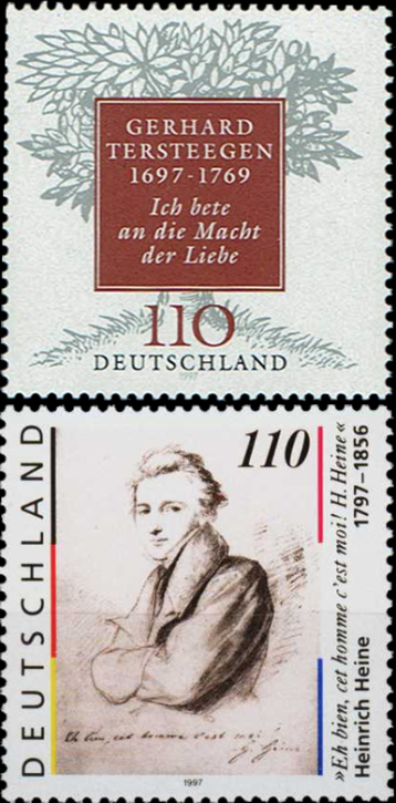 Briefmarken BRD (Bund) 1997, Mi.Nr. 1961, 1962, Postfrisch