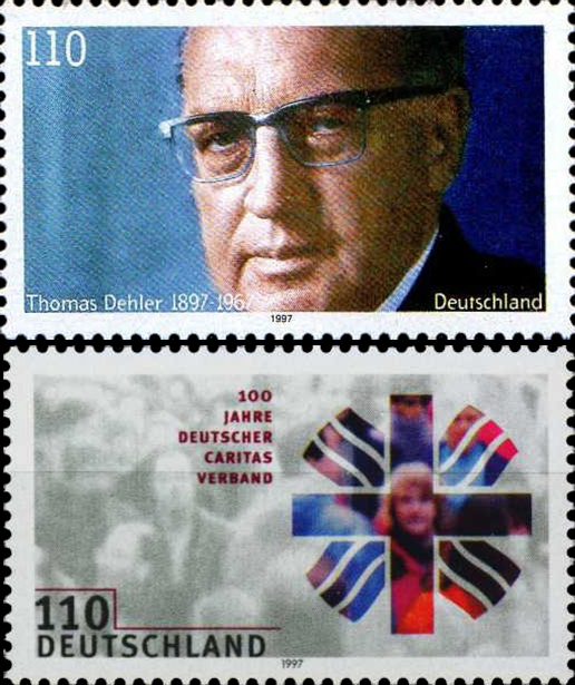Briefmarken BRD (Bund) 1997, Mi.Nr. 1963, 1964, Postfrisch