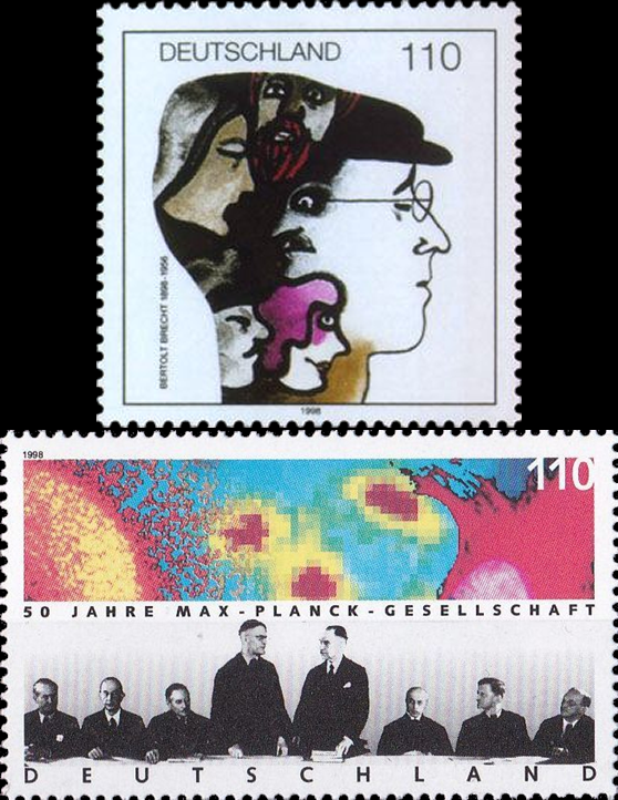 Briefmarken BRD (Bund) 1998, Mi.Nr. 1972, 1973, Postfrisch